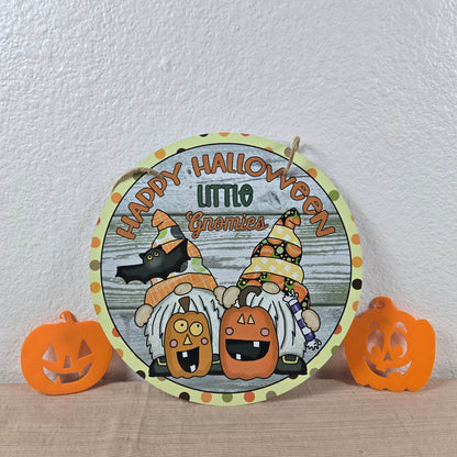Round Ghoulishly Spooky Halloween Sign (Multiple Designs and Sizes Available) - Vegas Custom Creations