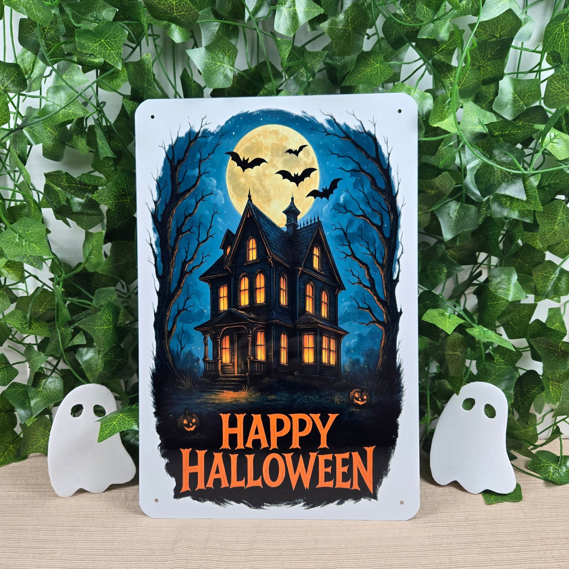 Halloween Sign Spooky and Cute (Multiple Designs and Sizes Available) - Vegas Custom Creations