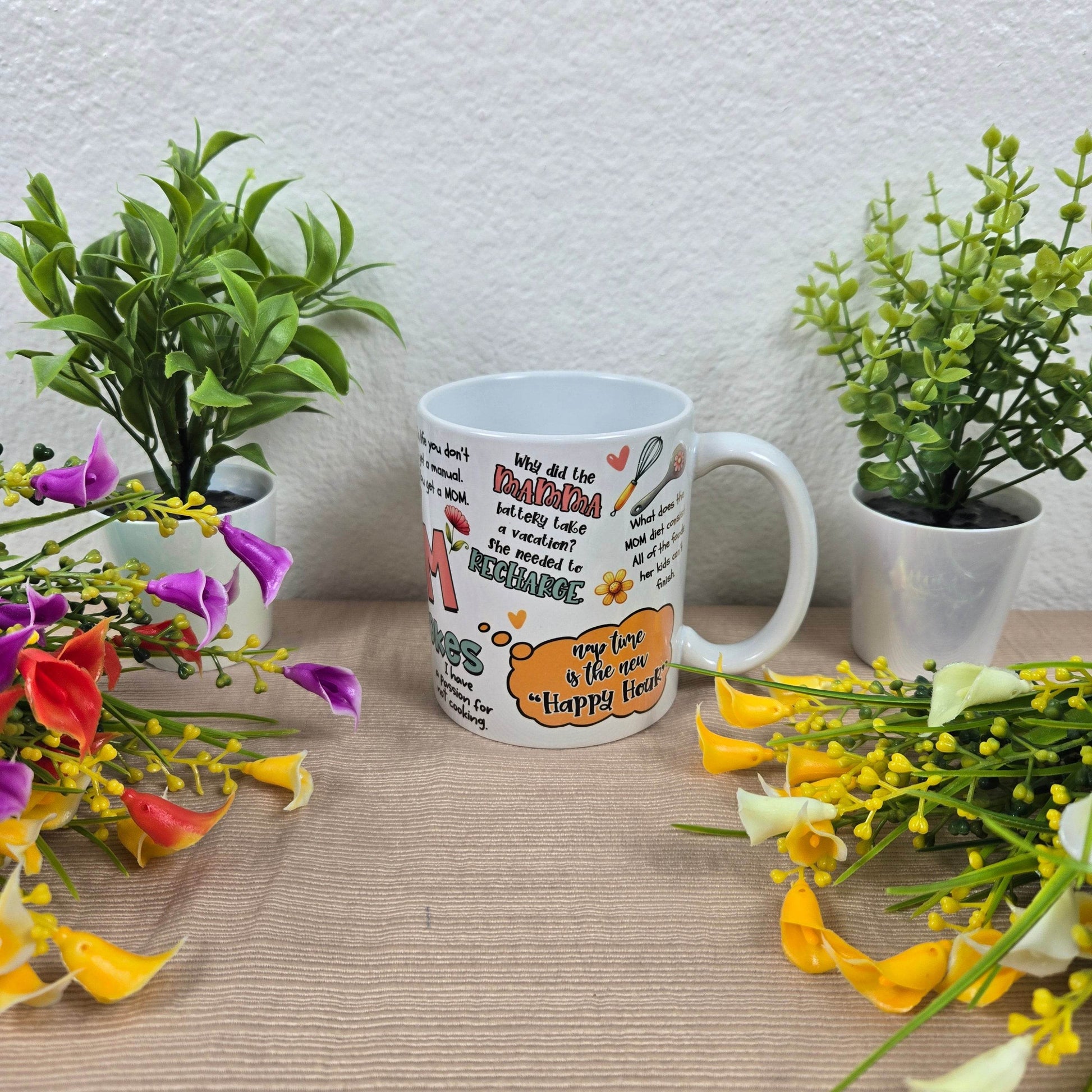 Funny Sarcastic Mom Jokes Mug - Vegas Custom Creations