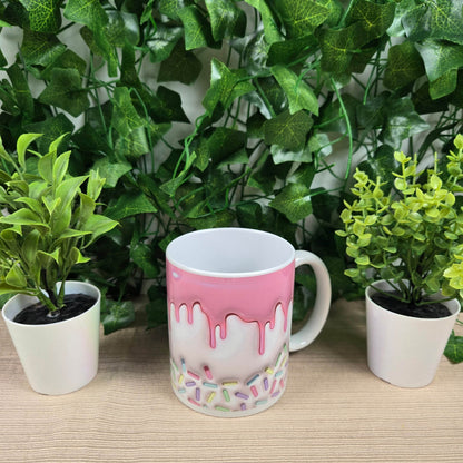 Inflated Icing and Sprinkles Coffee Mug - Vegas Custom Creations
