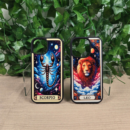 iPhone 15 Tarot Zodiac cell phone case (Multiple designs available) - Vegas Custom Creations