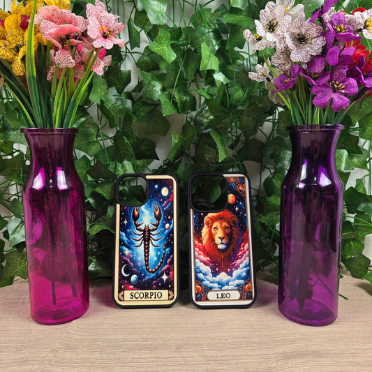 iPhone 15 Tarot Zodiac cell phone case (Multiple designs available) - Vegas Custom Creations
