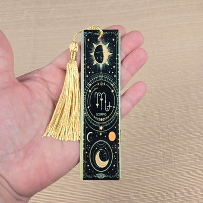 Zodiac Stars, Sun and Moon Aluminum Bookmark (Multiple Designs Available) - Vegas Custom Creations