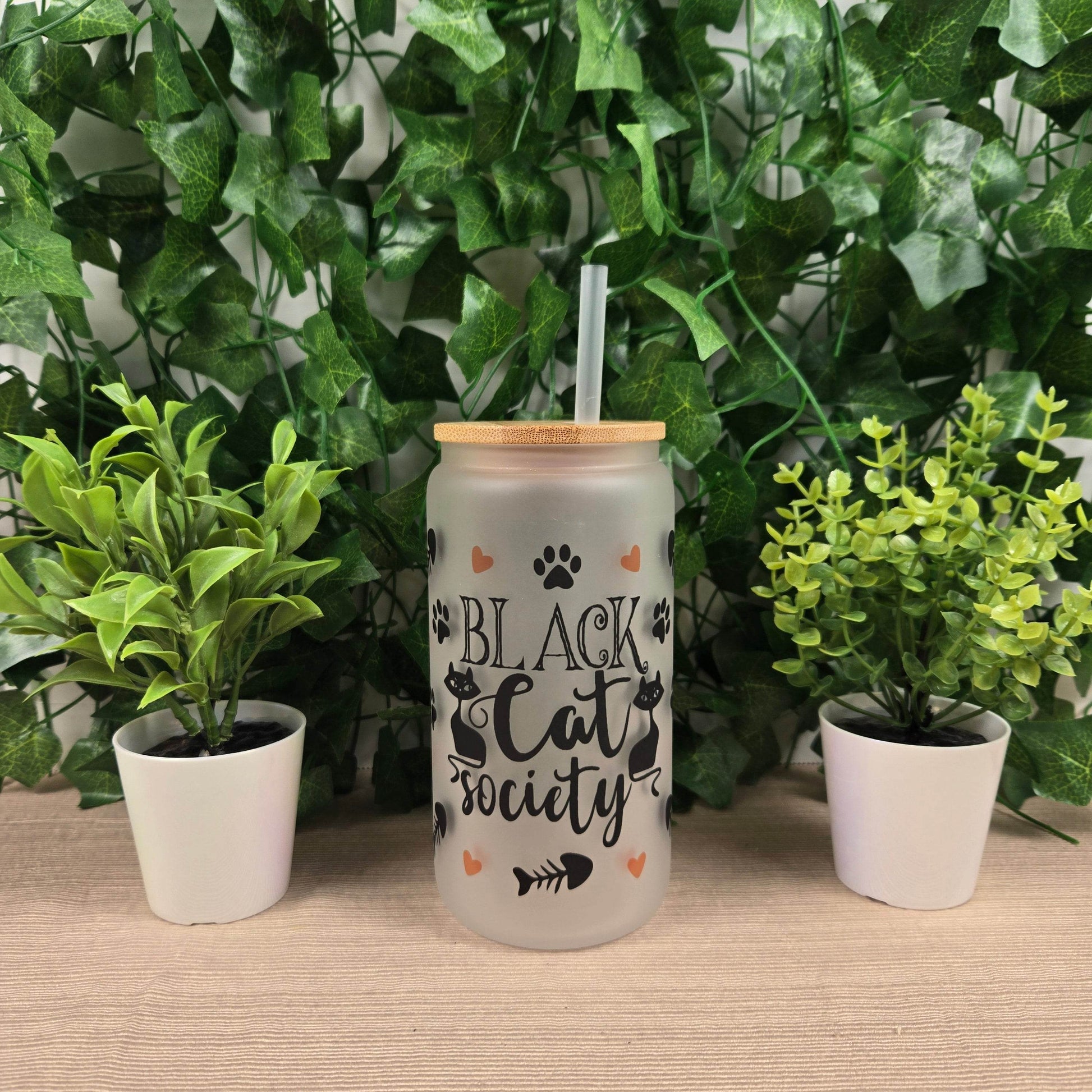 Halloween 16oz Glass Jar Clear or Frosted (Multiple Designs Available) - Vegas Custom Creations