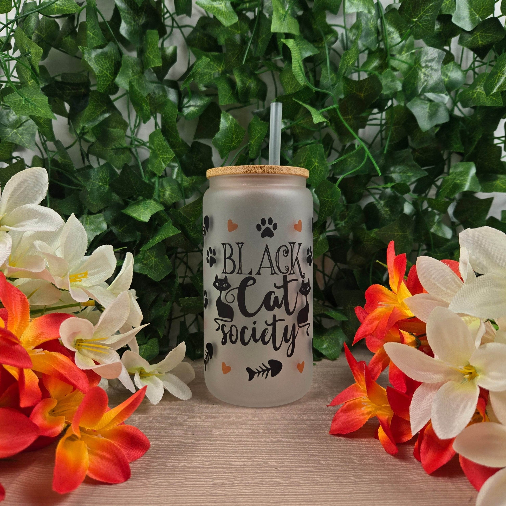 Halloween 16oz Glass Jar Clear or Frosted (Multiple Designs Available) - Vegas Custom Creations