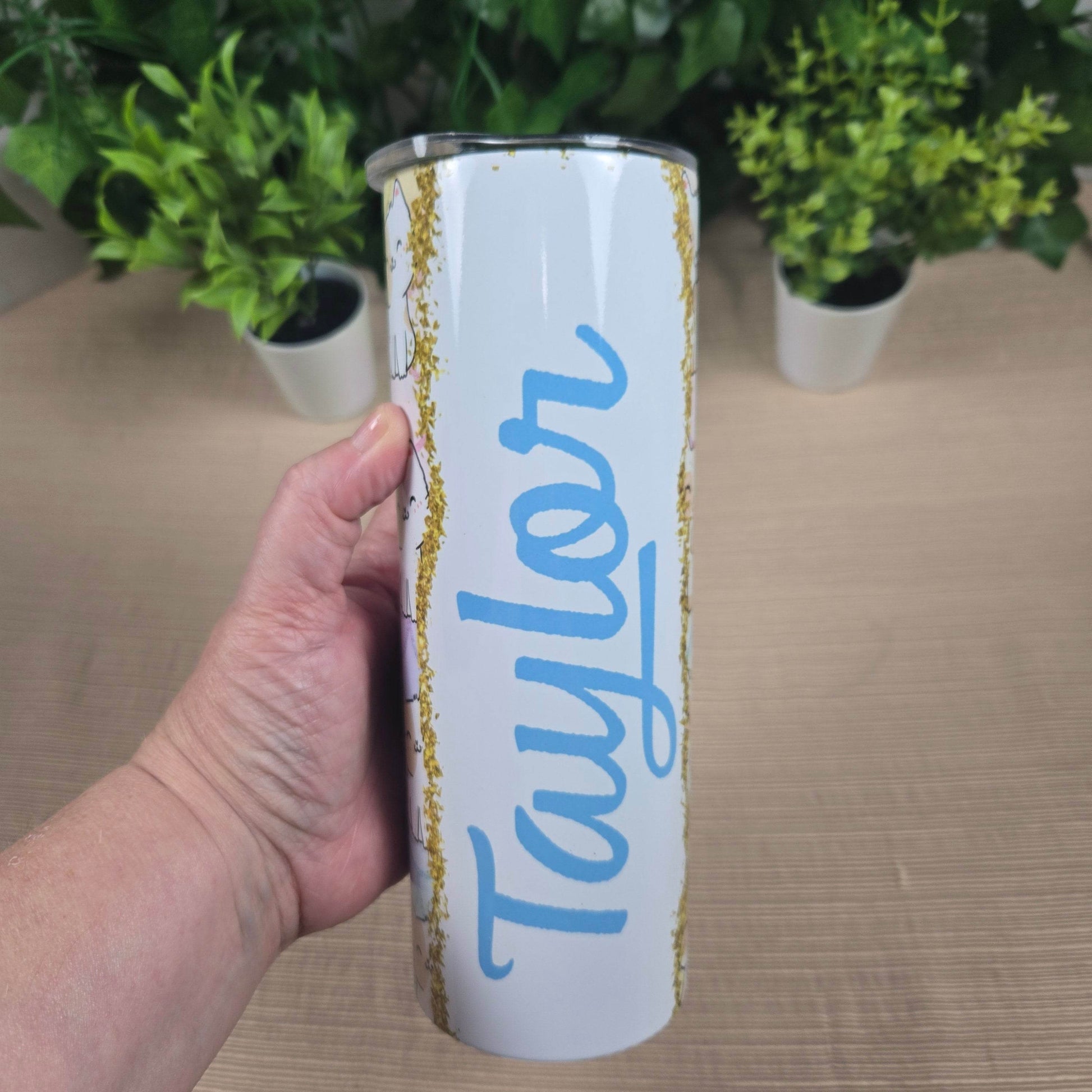 Personalized Cat Tumbler - Vegas Custom Creations