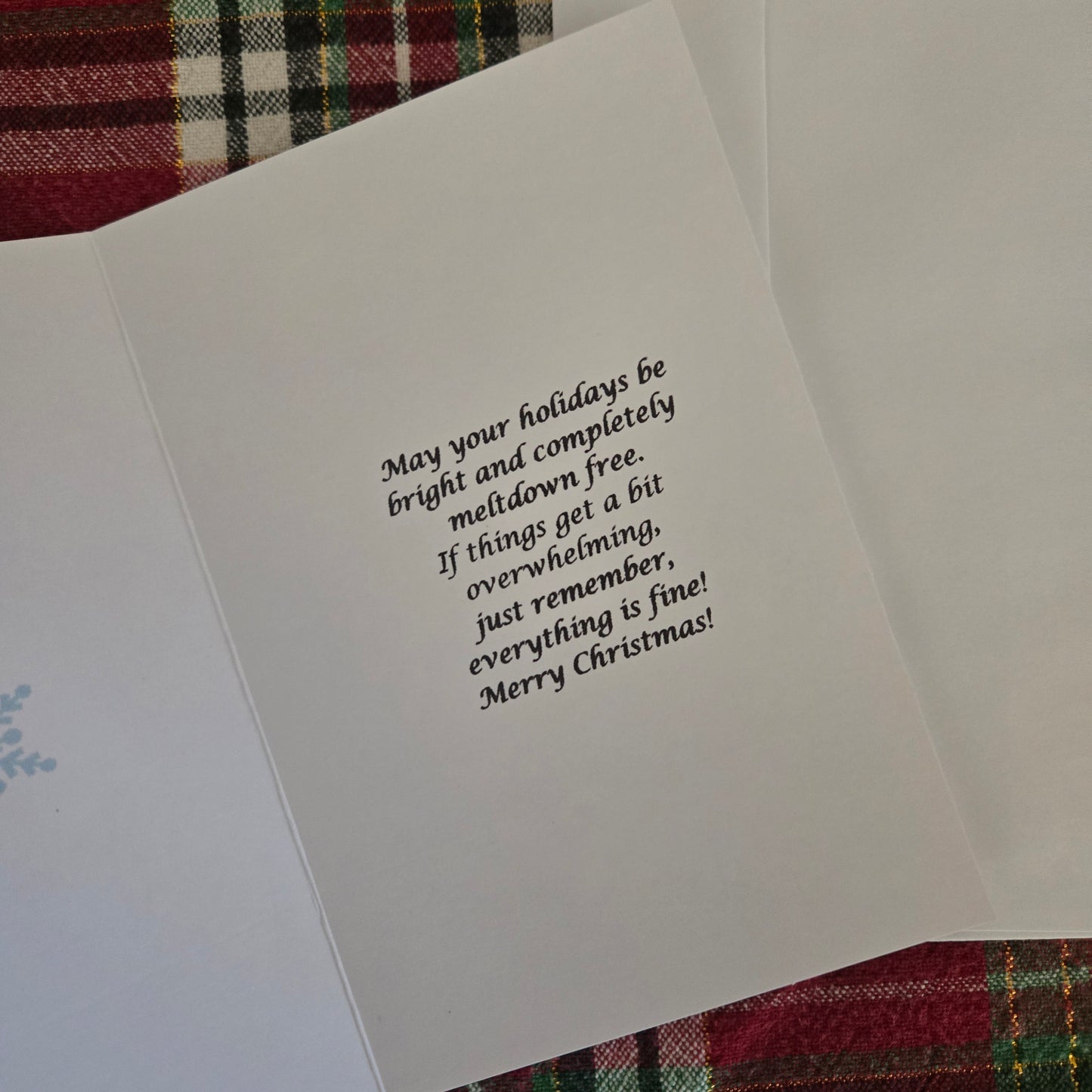 5-Pack Snowman "Everything is Fine" Christmas Cards – 4x6 with Envelopes & Stickers