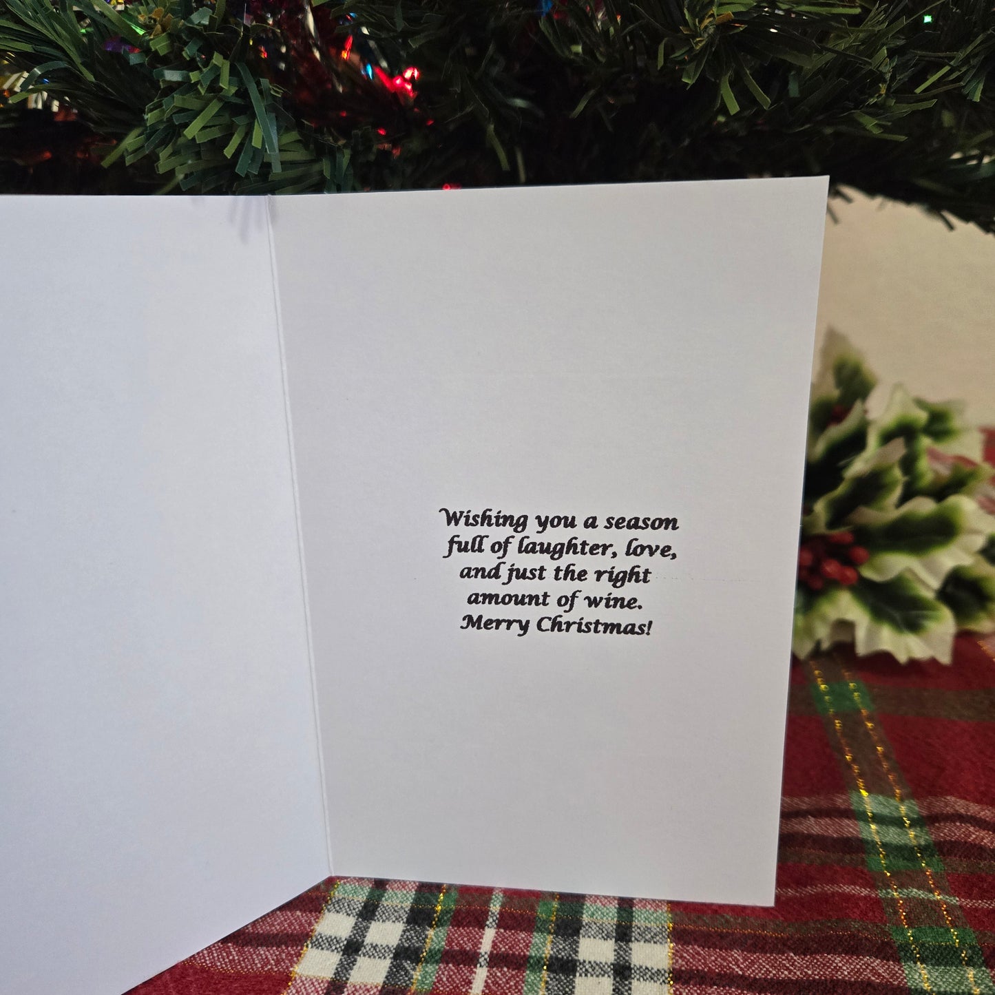 5-Pack Tipsy and Bright Christmas Cards – 4x6 with Envelopes & Stickers