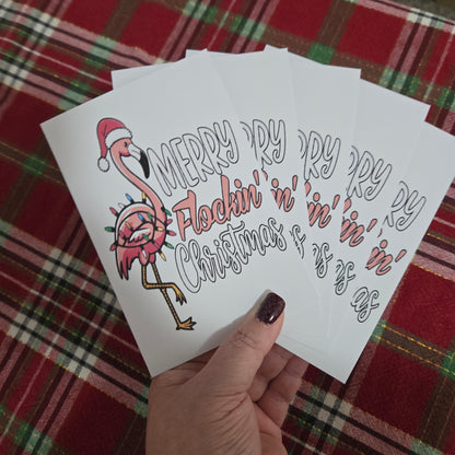 5-Pack Flamazing Christmas Cards – 4x6 with Envelopes & Stickers