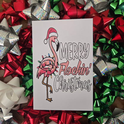 5-Pack Flamazing Christmas Cards – 4x6 with Envelopes & Stickers