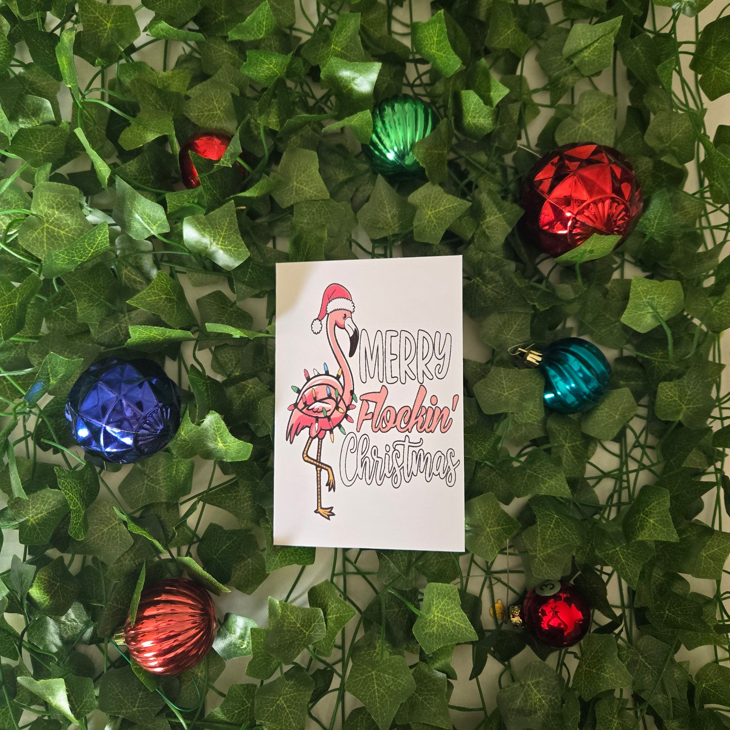 5-Pack Flamazing Christmas Cards – 4x6 with Envelopes & Stickers