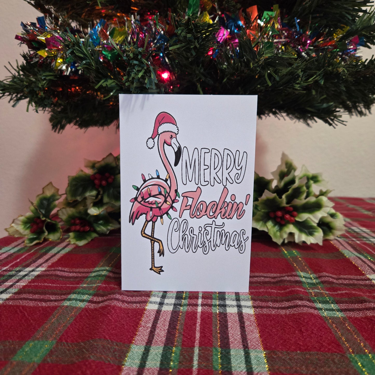 5-Pack Flamazing Christmas Cards – 4x6 with Envelopes & Stickers