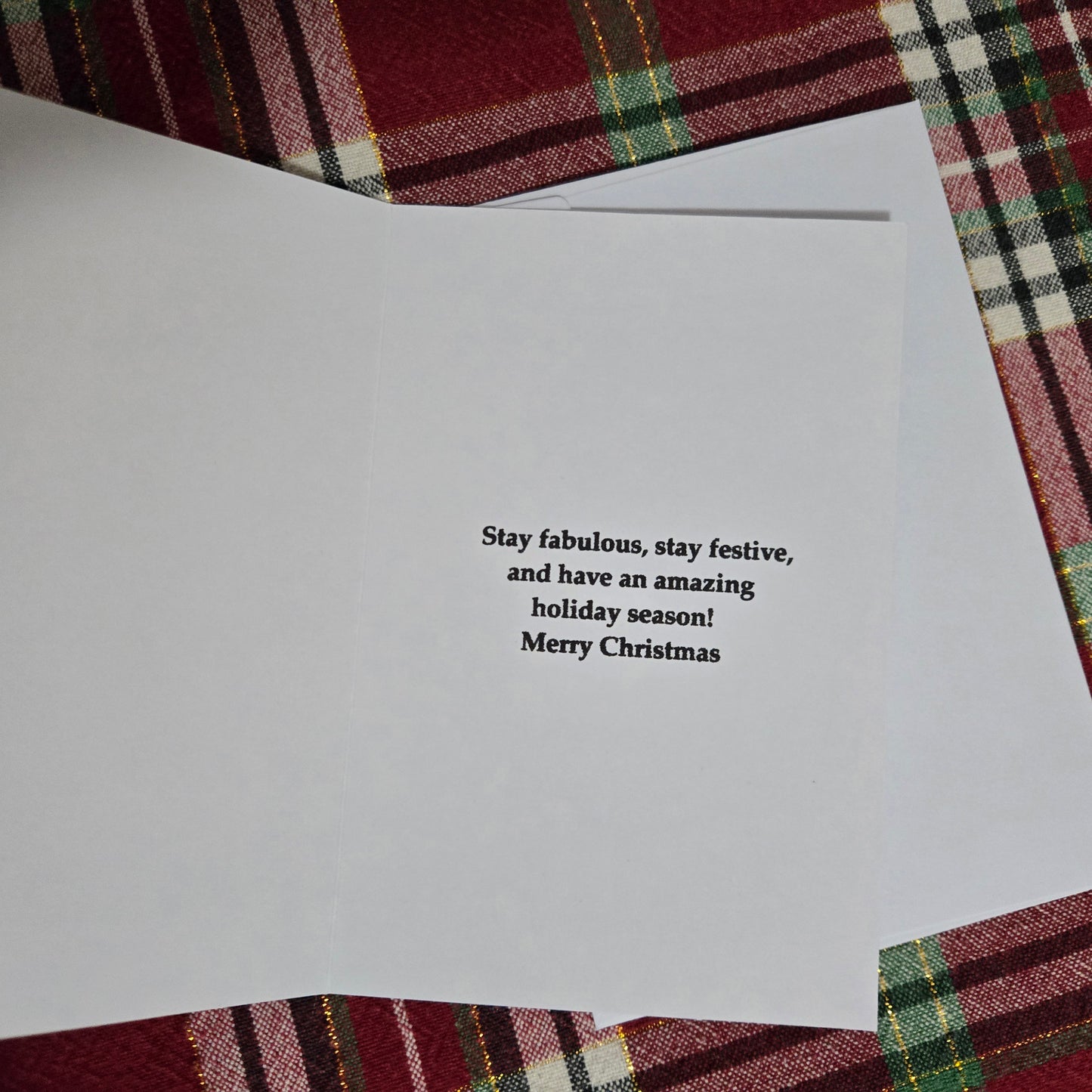 5-Pack Reindeer Sleigh All Day Christmas Cards – 4x6 with Envelopes & Stickers