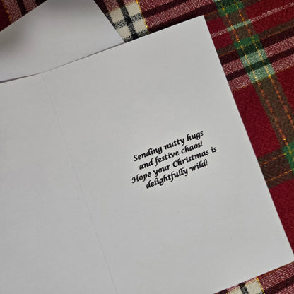 5-Pack Sorry Santa, I've Been Nutty Christmas Cards – 4x6 with Envelopes & Stickers