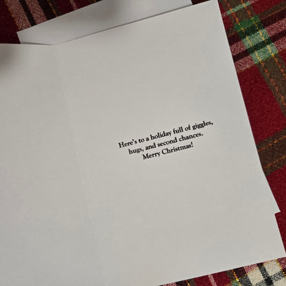 5-Pack Moose "It's All Fun and Games" Christmas Cards – 4x6 with Envelopes & Stickers