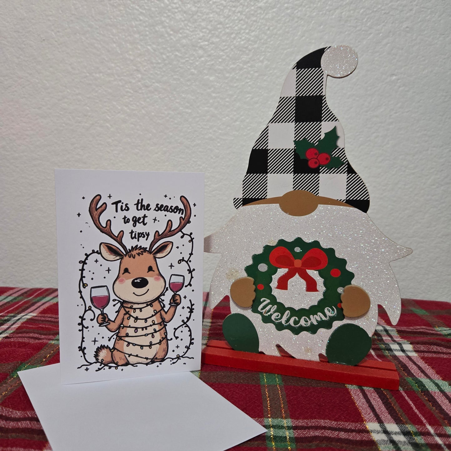 5-Pack Tis the Season Christmas Cards – 4x6 with Envelopes & Stickers