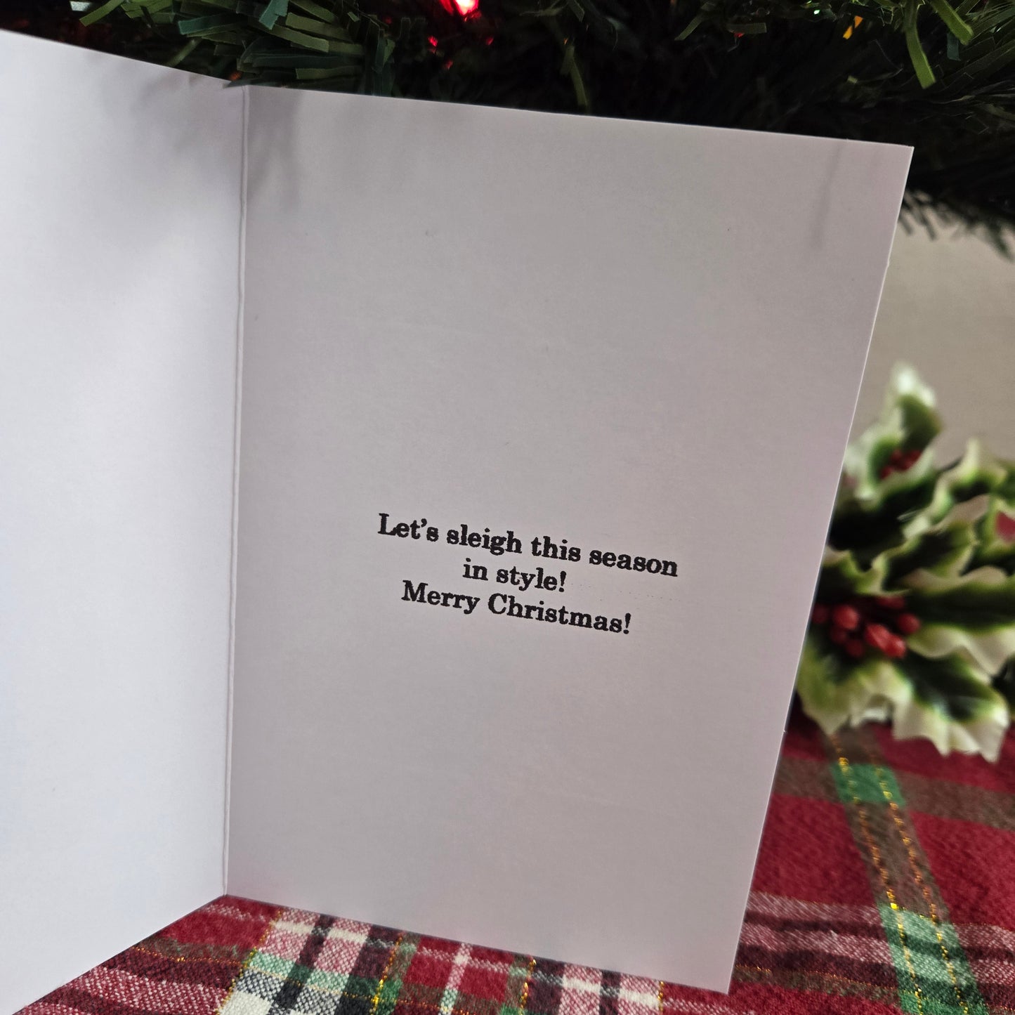 5-Pack Merry and Bright Santa Christmas Cards – 4x6 with Envelopes & Stickers