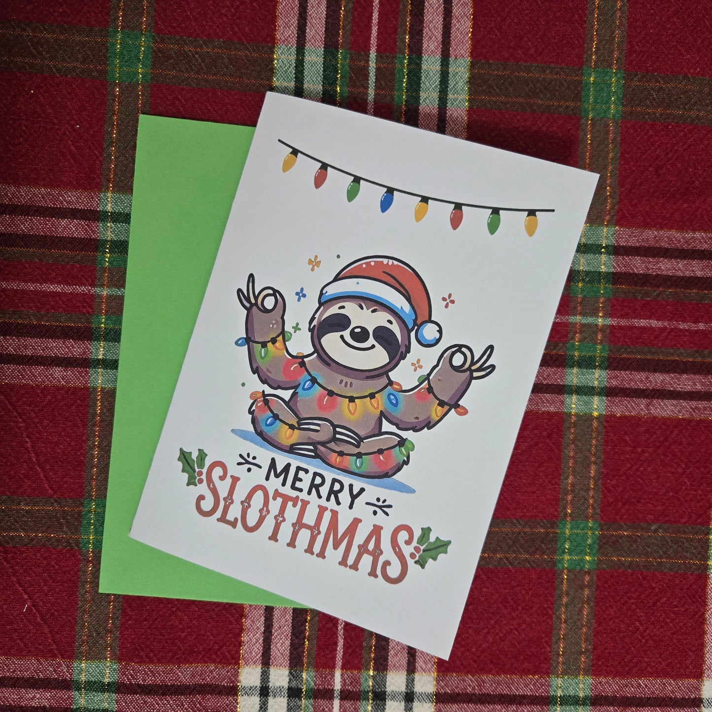 Merry Slothmas Christmas Card