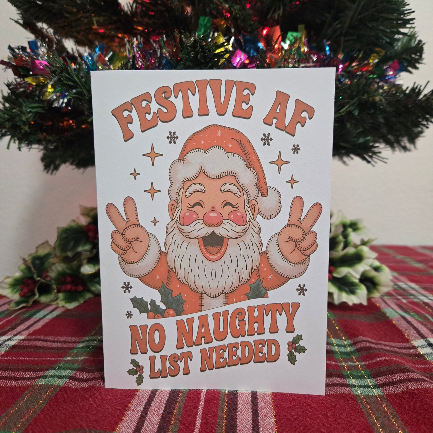 Festive AF Christmas Card