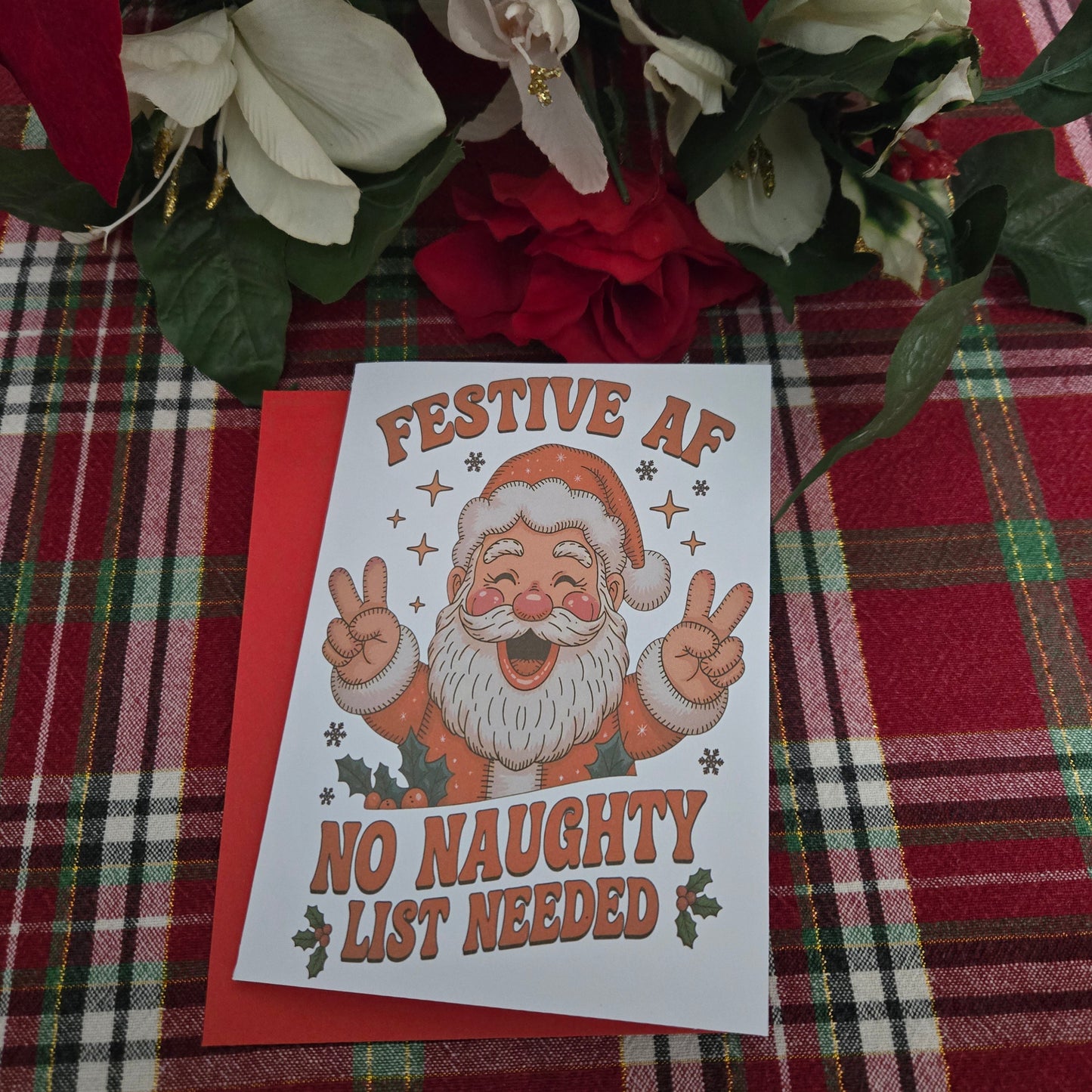 Festive AF Christmas Card