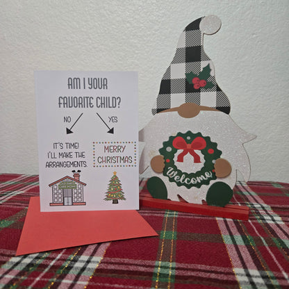 Am I Your Favorite Child Christmas Card