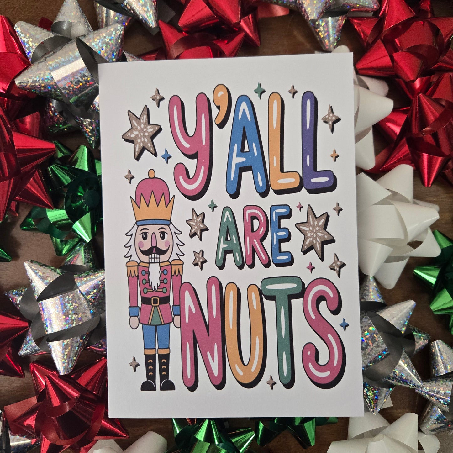Y'all are Nuts Christmas Card