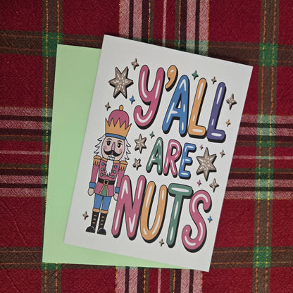 Y'all are Nuts Christmas Card