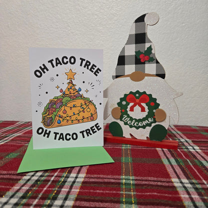 Oh Taco Tree Christmas Card