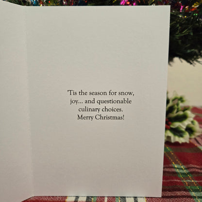 BBQ Snowmen Christmas Card