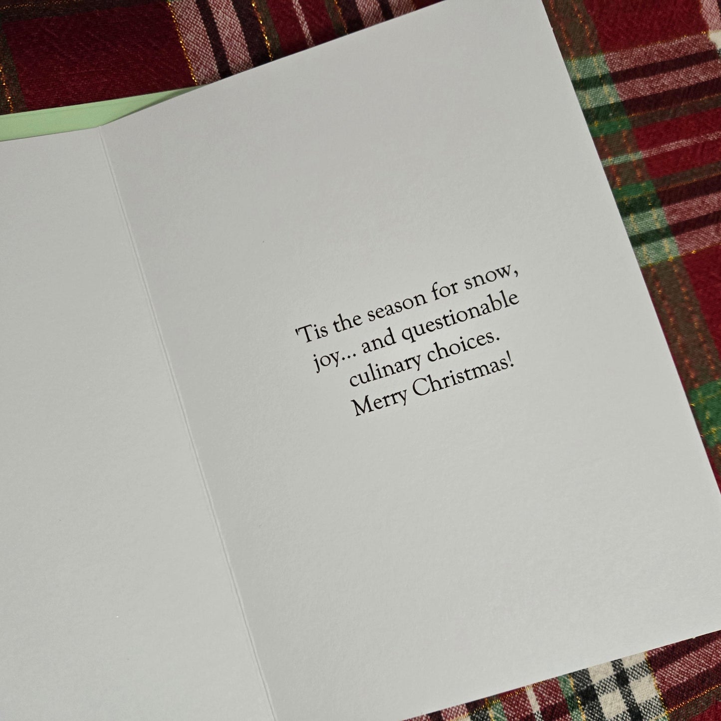 BBQ Snowmen Christmas Card