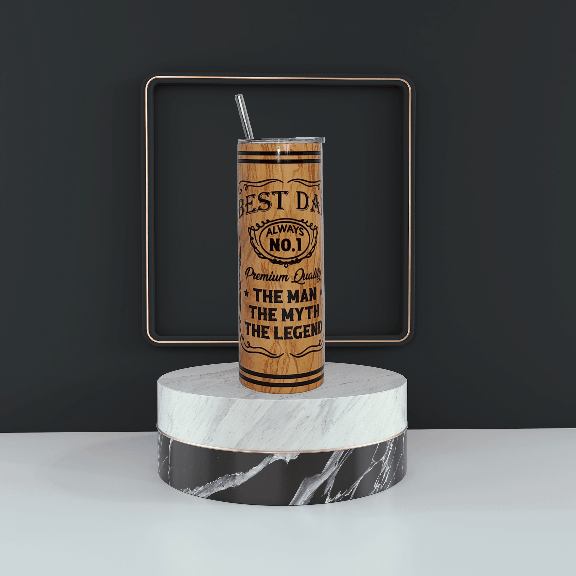 Best Dad the Man the Myth the Legend Tumbler - Vegas Custom Creations