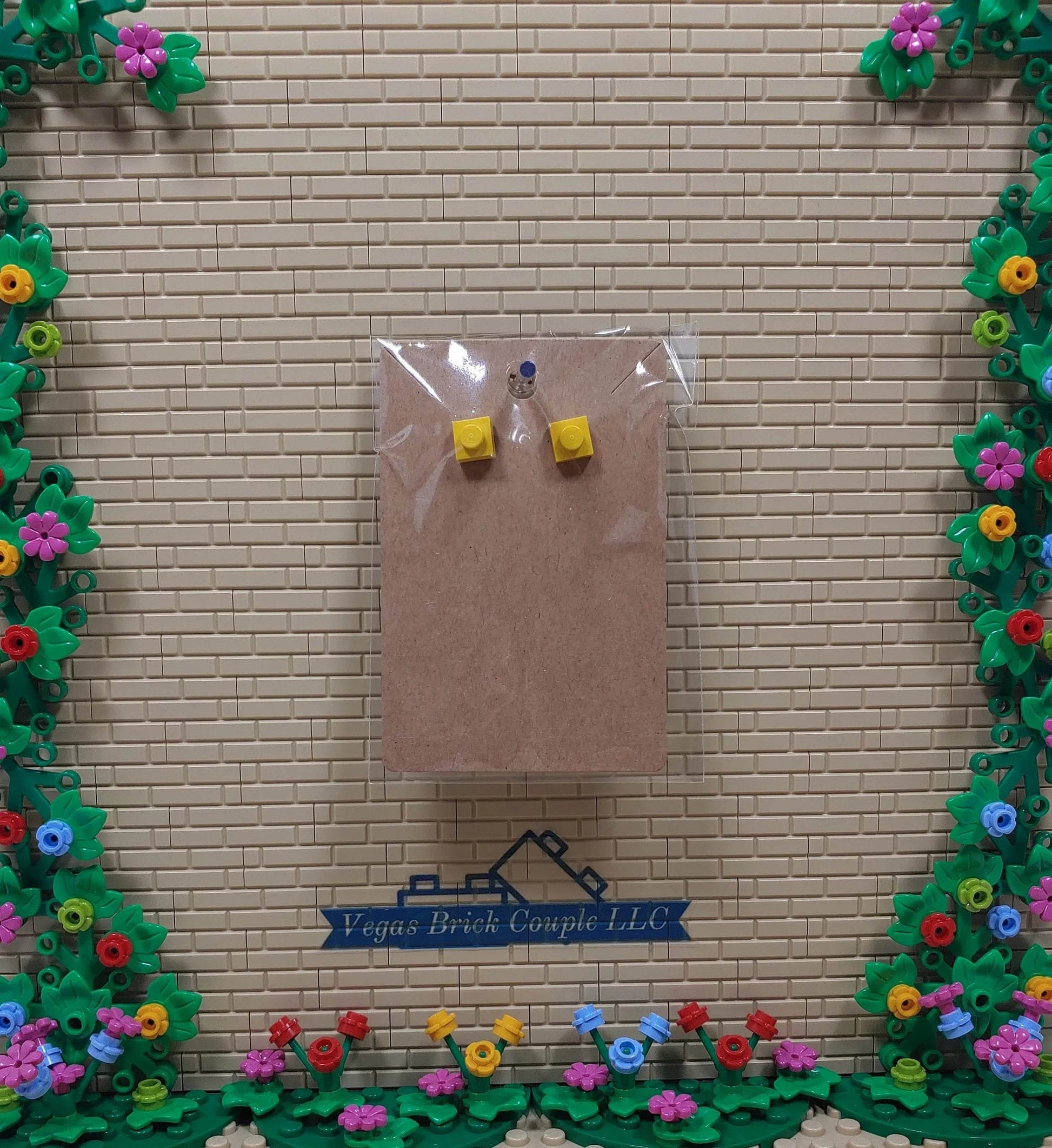 Lego® 1x1 Plate Stud Earrings Multiple Colors Available - Vegas Custom Creations