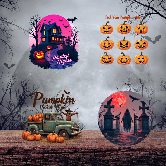 Spooktactular Halloween Sign (Multiple Designs and Sizes Available)