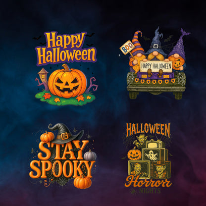 Spooky and Cute Halloween Sign (Multiple Designs and Sizes Available)