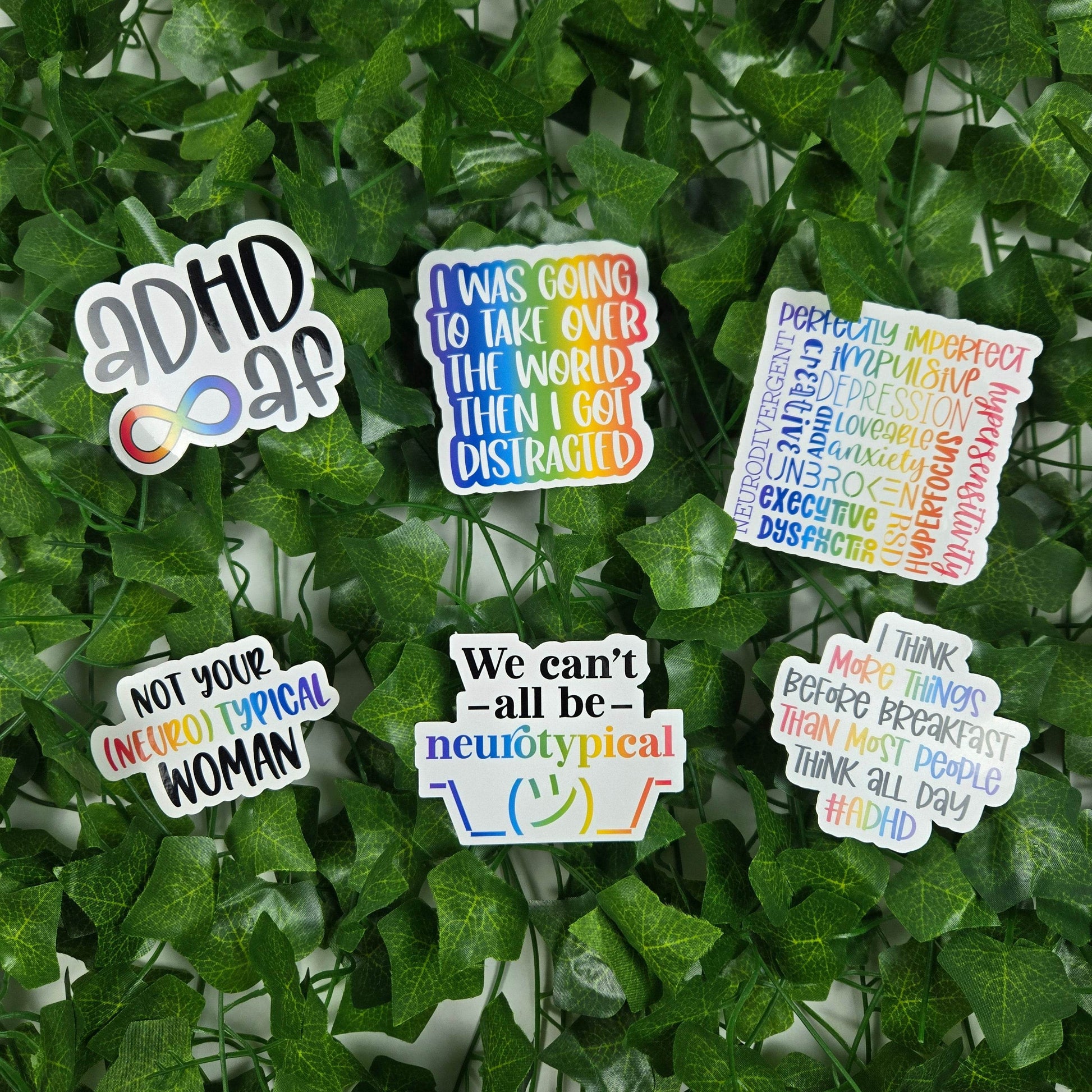 Funny and Cute Neurodivergent Stickers - Vegas Custom Creations