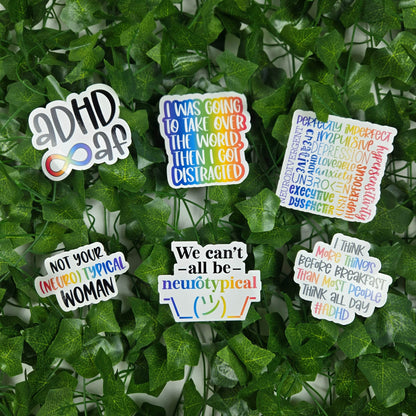 Funny and Cute Neurodivergent Stickers - Vegas Custom Creations