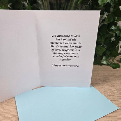 Floral Butterfly Anniversay Card