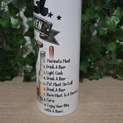 BBQ Rules For Men Tumbler - Vegas Custom Creations