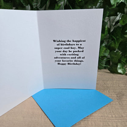 Axolotl Birthday Boy Card