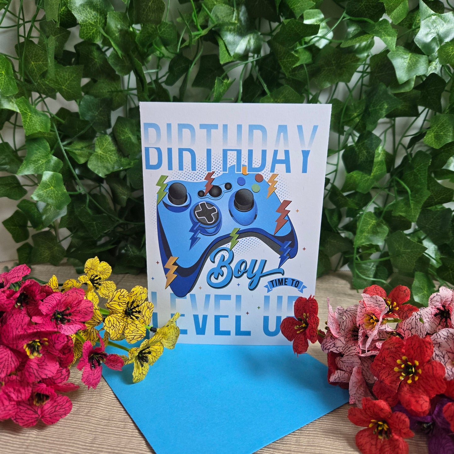 Level Up Birthday Boy Card