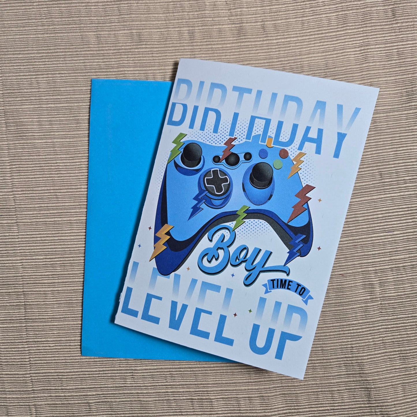 Level Up Birthday Boy Card