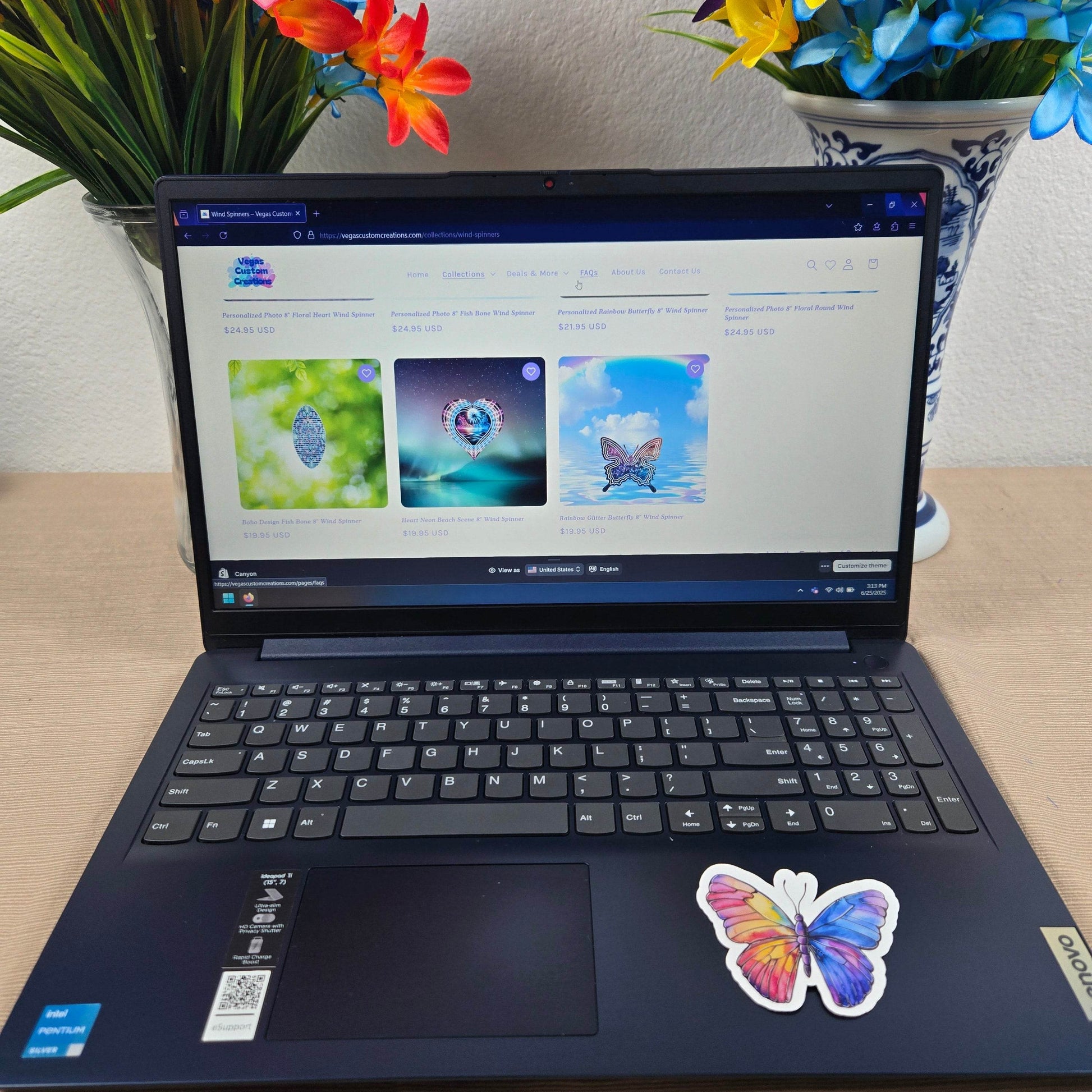 Beautiful Butterfly Stickers - Vegas Custom Creations