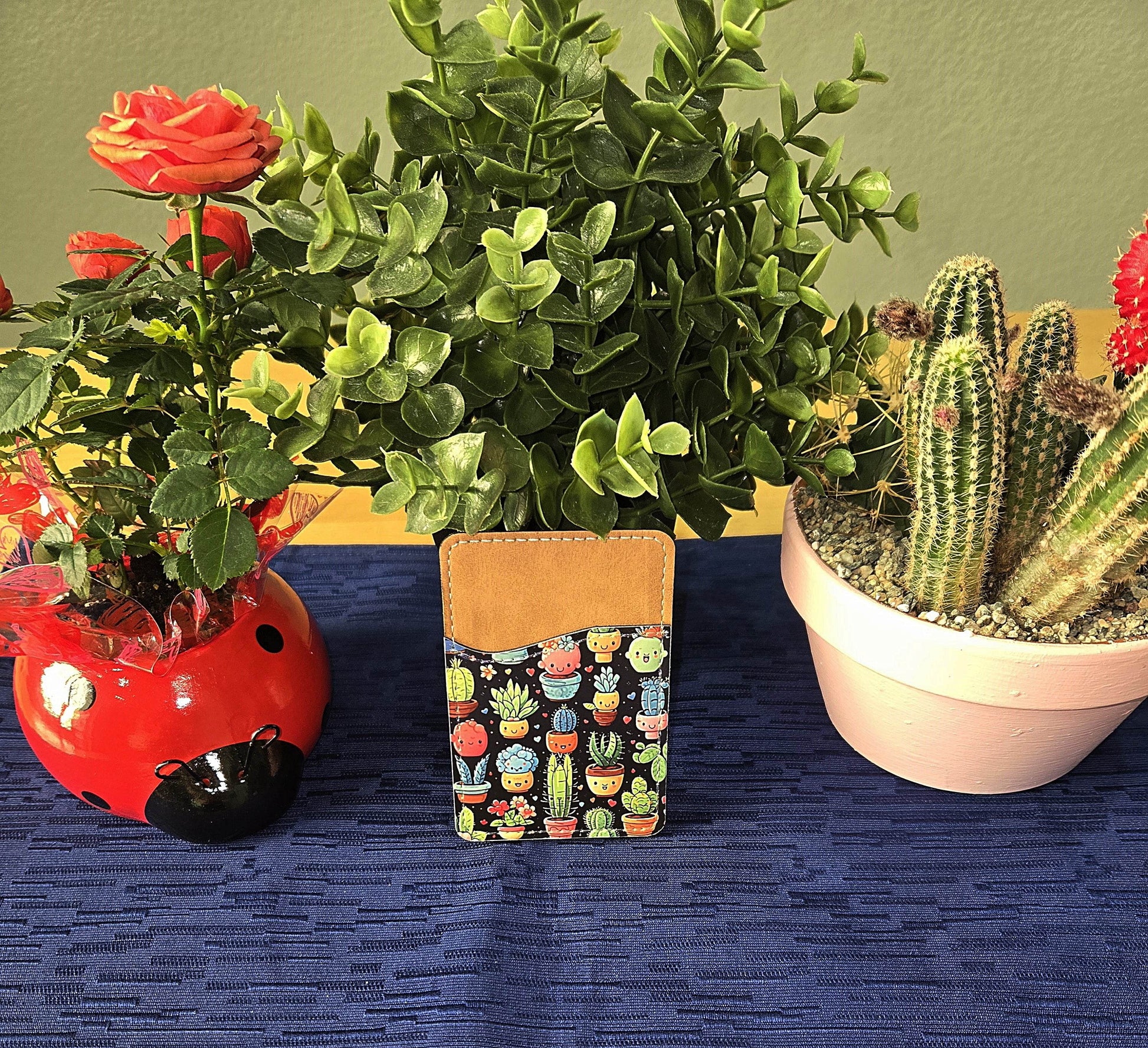 Cute Adhesive Cell Phone Wallets (Multiple designs available) - Vegas Custom Creations