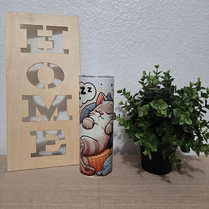Lazy Cat Tumbler - Vegas Custom Creations