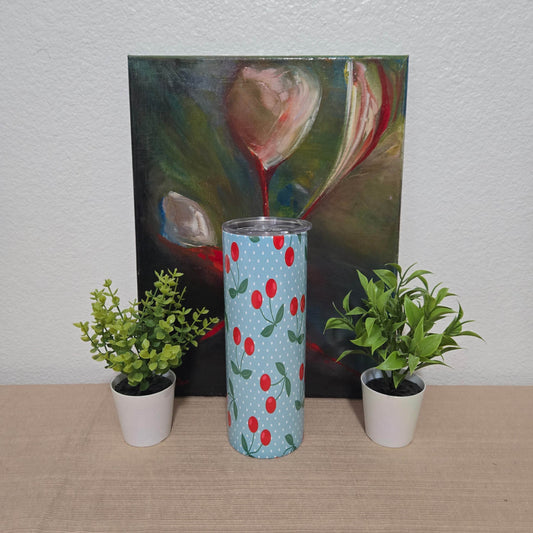 Retro Cherry Tumbler - Vegas Custom Creations