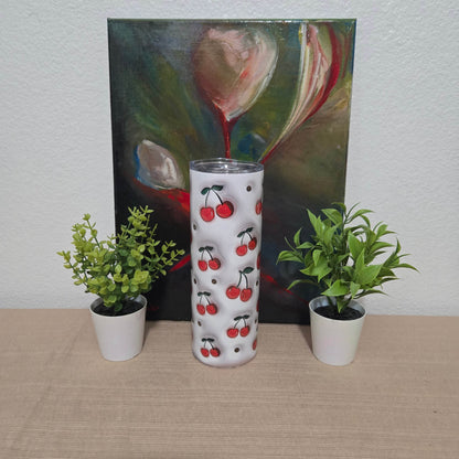 Cherry Inflated Tumbler - Vegas Custom Creations
