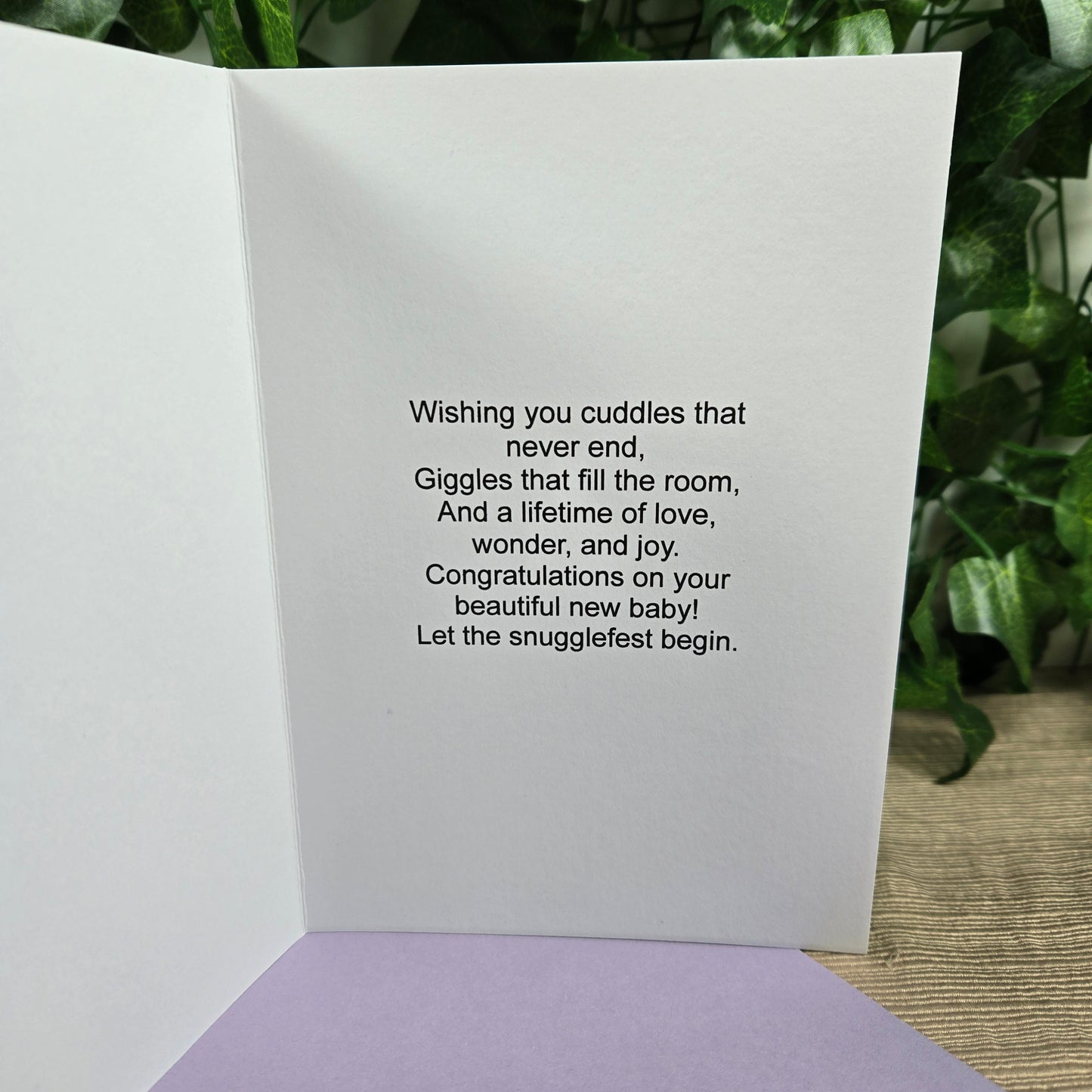 Congratulations On Your New Baby Card