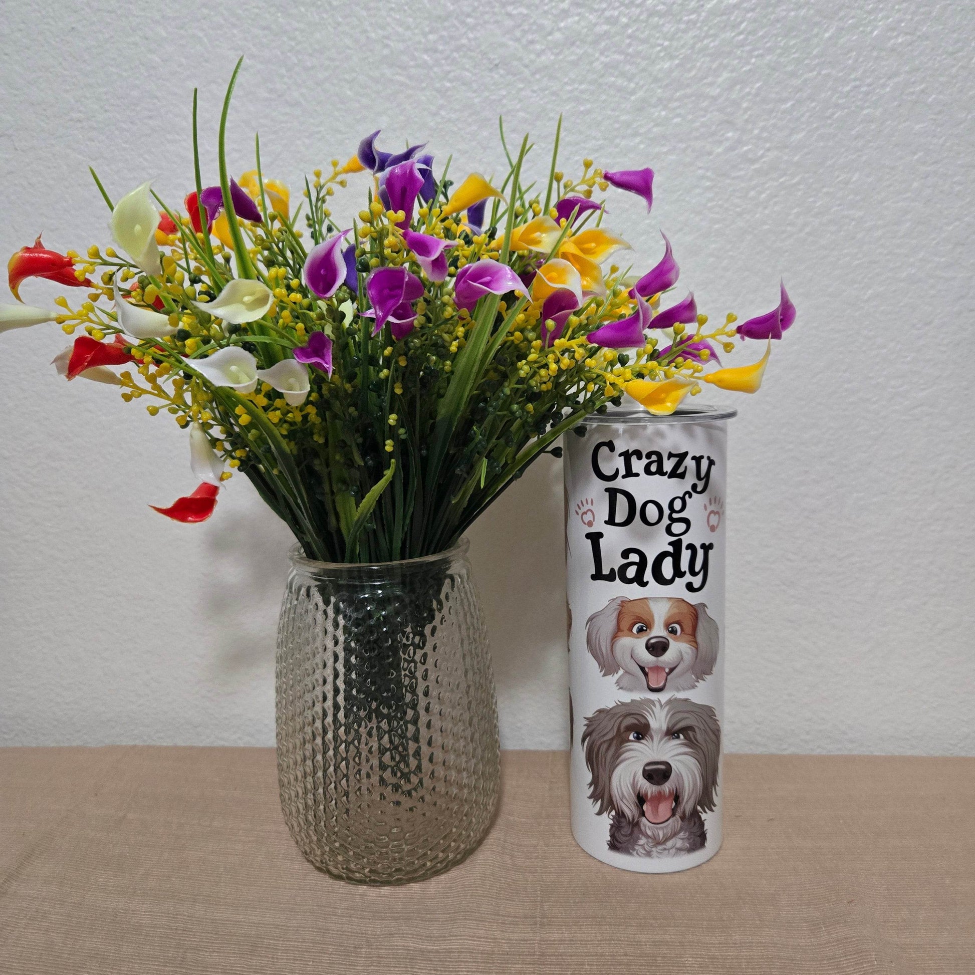 Crazy Dog Lady Tumbler - Vegas Custom Creations
