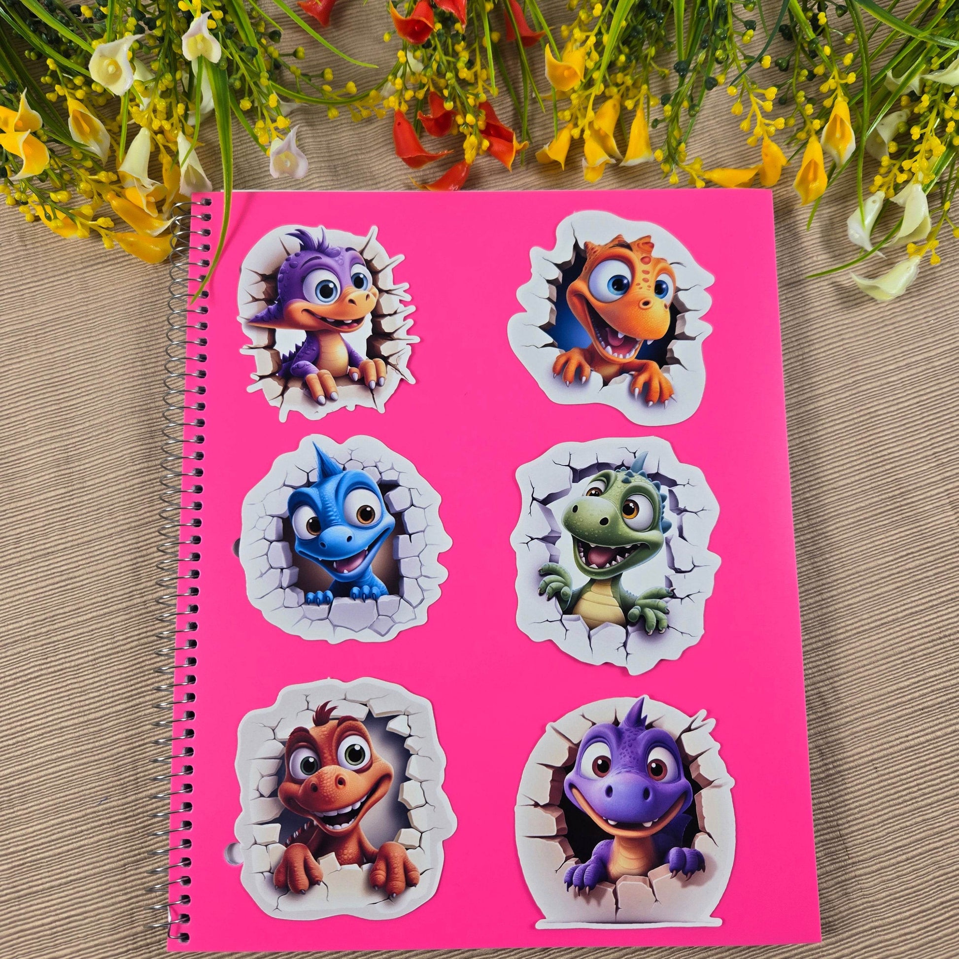 Cute Dinosaur Stickers - Vegas Custom Creations