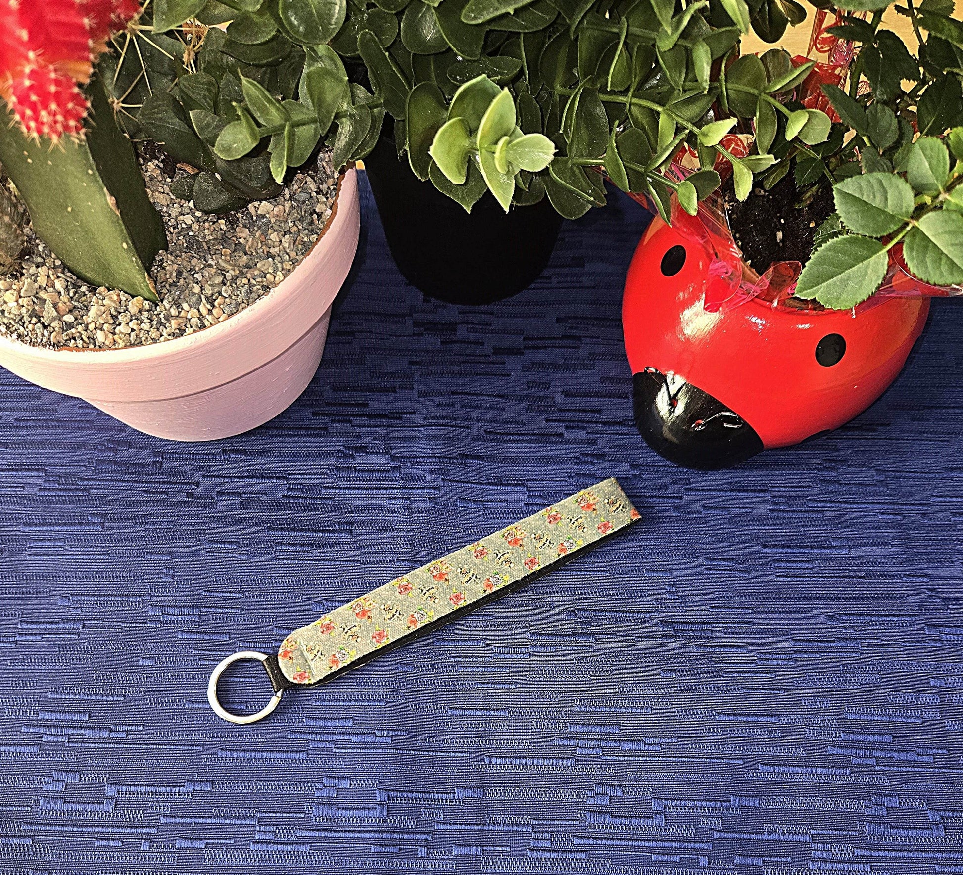 Alice Inspired Wristlet Key Chain (Multiple Designs Available) - Vegas Custom Creations